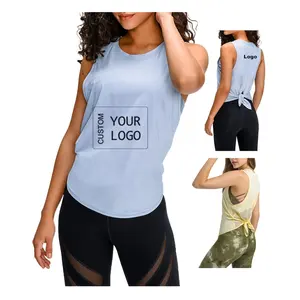 Lulu Fitness Blank Sports Workout Top Yoga T Shirt For Women