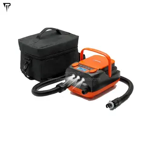 JTRDA E pump 12V Car lighter connected High Pressure rechargeable Electric 6000mAh battery powered sup pump