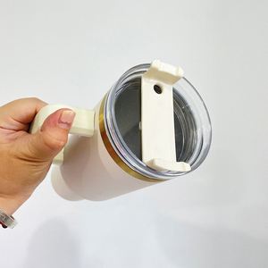 Customized 0oz Stainless Steel Insulated Cup with Handle <b>Straw</b> Ice Cup Thermal Water Bottle with Gift Box - Product Image 3