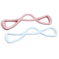 Bande de Résistance Extenseur de Poitrine 8 Caractères en TPE, Corde de Traction en Boucle pour Yoga, Pilates et Fitness - Flexible et Portable