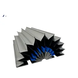 Flexible Plastic Bellow Covers machine accordion dust cover Cnc Roll Up Rubber Shield Dust Cover For Guide Way Grinder