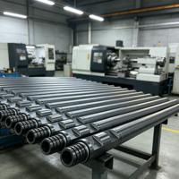 Tige de forage DTH en acier au carbone forgé 60 mm à double boucle, résistante à l'usure et à haute ténacité, prix usine