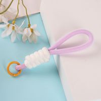 Coloré Tissé Mobile Téléphone Portable Cas Longe Sangle chaînes Charme Pendentif Accessoires poignet Anti Perdu Porte-clés Corde Sac Suspendu