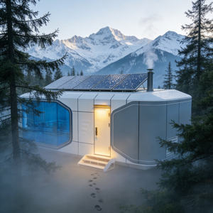 Maison conteneur mobile préfabriquée en acier, design moderne pour hôtel, villa, complexe hôtelier ou bureau, avec mobilier et cuisine inclus - Product Image 3