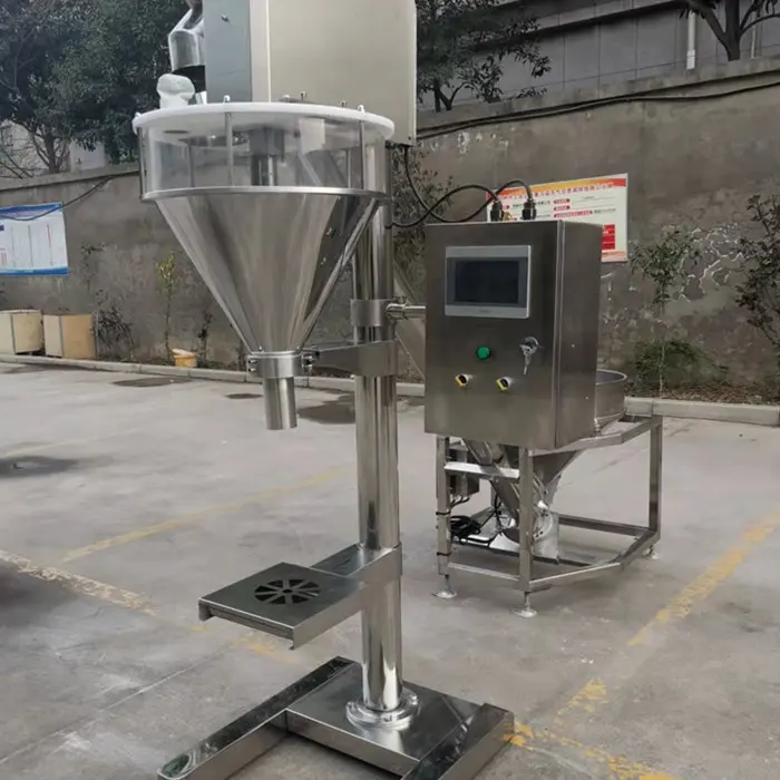 Máquina de llenado de polvo automática y seca pequeña, hecha en China, máquina de llenado de polvo semiautomática de alta calidad