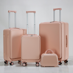 Valise de voyage élégante et simple à ouverture frontale de qualité supérieure, 14/20/24/28 pouces, grande capacité, valise cabine - Product Image 3