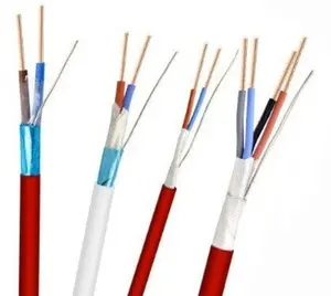 security fire resistance cable 22awg 18awg 2ore 4core 1.5mm2 or 2.5mm2 100m reel Shielded Unshielded fire alarm cable