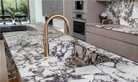 SH STONE salle de bain Calacatta Viola marbre Double évier lavabo marbre salle d'eau grand lavabo suspendu au mur évier flottant vanité