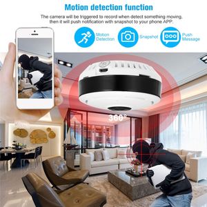 Panoramique WIFI 360 Dgeree IP 3mp <span class=keywords><strong>Surveillance</strong></span> <span class=keywords><strong>Vidéo</strong></span> Deux Voies AUDIO Maison Sans Fil P2P Sécurité wifi CCTV Caméra Sécurité - Product Image 6