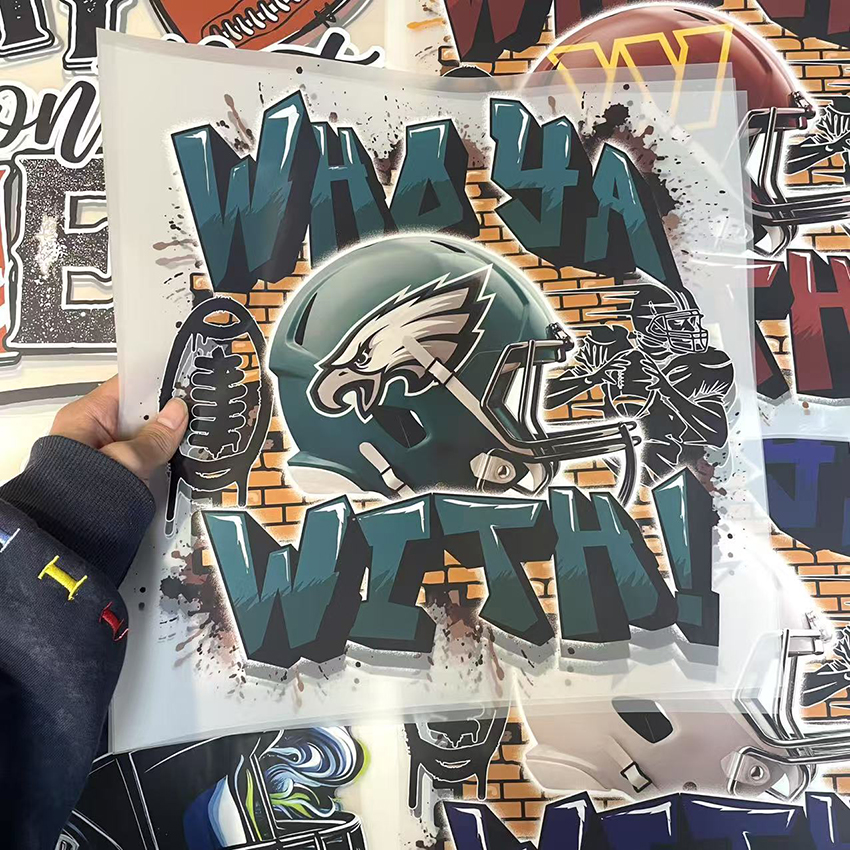 Factory Wholesale Heat Transfer for Transfers UV for Wraps Iron-On Transfers for Clothing