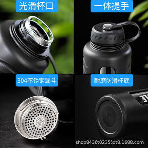 Super Bottle 1500Ml Plastic Water Bottle With Lid Camping Outdoor Use - Product Image 4
