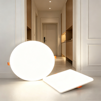 Plafonnier LED sans cadre 9W-36W IP44 Design moderne Diffuseur en fer et PP Haute luminosité Bord doux SMD2835