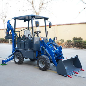 STTRON Einfach zu Bedienender <span class=keywords><strong>Mini</strong></span> 4x4 Baggerlader Multifunktionaler Radlader für Landwirtschaftliche Arbeiten Traktor-Bagger - Product Image 1