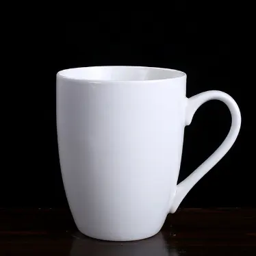 13oz Logo White Sublimation Porcelain Custom Logo Printed Ceramic Milk Coffee Mug