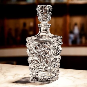 Carafe à whisky vintage en verre <span class=keywords><strong>cristal</strong></span> avec couvercle et distributeur pour whisky, brandy, vodka, bourbon - Product Image 4