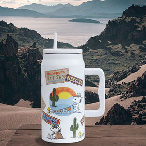 <strong>Snoopys</strong> Handle 50oz 304 Stainless Steel Vacuum Insulated Tumbler 1500ml Capacity Portable Outdoor Business <strong>Gift</strong> Iced Drinks <strong>Gift</strong> - Product Image 3