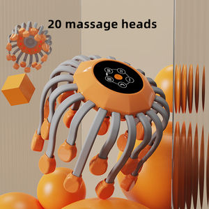 Dispositivo electrónico de masaje calmante montado en la cabeza de pulpo, terapia de luz roja, instrumento de masaje de cabeza de vibración frecuente - Product Image 2
