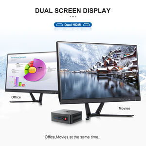 Beelink <span class=keywords><strong>GKMini</strong></span> Intel J5005 8G + 128GB AI Mini PC Pantalla dual de la red de la pantalla de la red DDR4 SSD Potente ordenador industrial Wins10 para juegos de oficina - Product Image 5