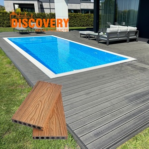 Tablas de Terraza Ecológicas de Madera Reciclada y Compuesto Plástico, Diseño Moderno, Impermeables, 18 mm de Grosor, Sistema de Clic para Proyectos a Gran Escala - Product Image 2