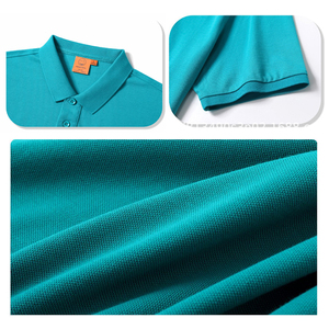 Uniformes de Trabajo para Hombre, Camisetas de Golf de Algodón Tejido con Logotipo Bordado e Impreso Personalizado, Antiencogimiento y de Secado Rápido, Venta al Por Mayor - Product Image 5