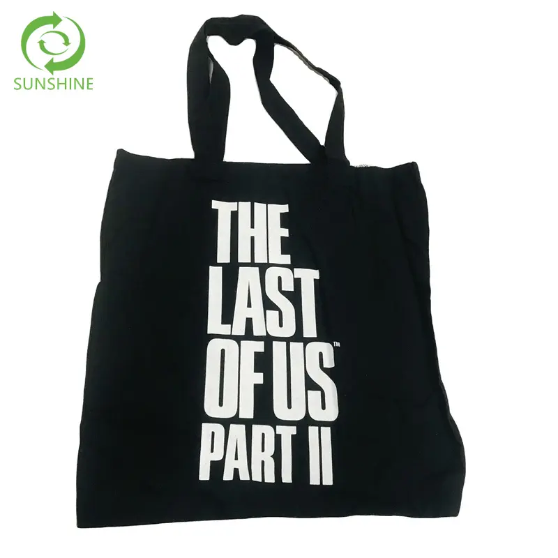 Sunshine good quality recycle bag Canvas handle bag for shopping tote cloth bag with custom printed logo