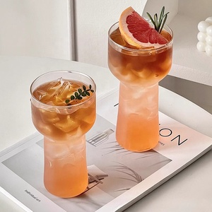 Vetro unico a forma di torcia vetro resistente al calore Americano tazza per bere acqua fredda Soda <span class=keywords><strong>bicchieri</strong></span> <span class=keywords><strong>da</strong></span> caffè - Product Image 2