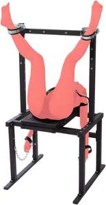 Fauteuil <span class=keywords><strong>d</strong></span>'<span class=keywords><strong>amour</strong></span> avec sangles réglables, équipement BDSM, dispositif de retenue, menottes robustes, cadre pour couples - Product Image 3