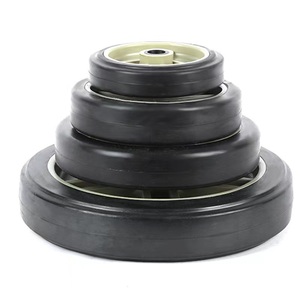 4-Zoll-<span class=keywords><strong>Castets</strong></span> Heavy Duty Caster Wheels 5-Zoll-6-Zoll-TPR-Gummirad Silent Castor für Luft kompressor-und Luftpumpen ausrüstung - Product Image 6