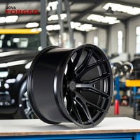 Nuevas Llantas de Aleación de Aluminio Forjado de 4 Piezas, Super Cóncavas, 6x137 5x120 5x130 100mm 18-22 Pulgadas 40mm/30mm, Acabado Negro, para Carreras