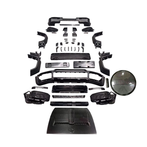 New High Quality Front Rear Bumpers Kit Class W464/W463 G500 G55 G63 Brabu Style Wide Body 2019-2020 Black <b>Paint</b> Screw-On - Product Image 1