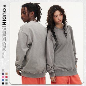 เสื้อสเวตเชิ้ตคอกลมยูดิน ยูนิเซ็กส์ ผ้าฝ้ายแท้เนื้อหนา ป้องกันขนร่วง ใส่สบาย มีกระเป๋า - Product Image 3