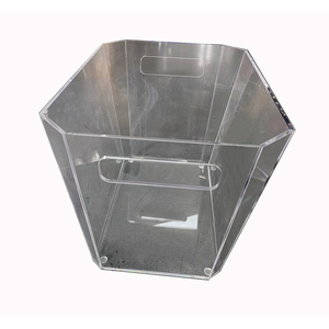 Étagère à eau lumineuse de grande capacité, design moderne, écologique, recyclable, en acrylique de luxe, octogone, logo personnalisé, légère - Product Image 2