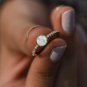 <span class=keywords><strong>Anillo</strong></span> <span class=keywords><strong>de</strong></span> <span class=keywords><strong>Matrimonio</strong></span> <span class=keywords><strong>de</strong></span> Ópalo Natural Boho para <span class=keywords><strong>Mujer</strong></span> <span class=keywords><strong>y</strong></span> <span class=keywords><strong>Hombre</strong></span>, Gema <span class=keywords><strong>de</strong></span> Plata <span class=keywords><strong>de</strong></span> Ley 925 con Diamante <span class=keywords><strong>y</strong></span> Ópalo LYR0664 - Product Image 5