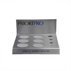 Expositor acrílico personalizado pop, soporte de exhibición para botella de loción, crema facial cosmética - Product Image 1