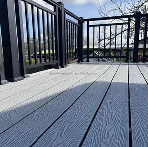 Современный Гладкий Открытый водонепроницаемый WPC композитный настил с <span class=keywords><strong>12</strong></span> видов цветов для сада и внешнего двора - Product Image 5