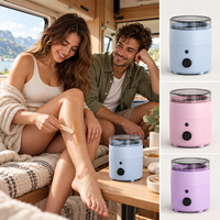 Nouveau mini chauffe-cire 2 modèles PW6 PW8, chauffage au graphène, pot intérieur en acier inoxydable, couvercle transparent, chauffe-cire pour épilation, voyage