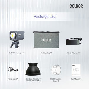 Synco Colbor CL100 CL100W Bi-color 2700-6500K CL100-M 5600K LED Video Nhiếp Ảnh Ánh Sáng Điều Khiển Cảm Xúc Để Chụp Ảnh Video - Product Image 3