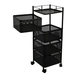 Корзины для хранения из углеродистой стали с четырехслойным контейнером для пищевых продуктов - Product Image 5