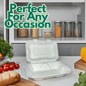 Caja de Embalaje Personalizable para Comida Rápida, Caja de Bento para Llevar - Product Image 3