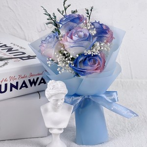 Tinh Tế Vĩnh Cửu Bạch Đàn Hoa Khô Trong Hộp Quà Tặng Handmade Mini Bó Hoa Hồng Xà Phòng Nhân Tạo Cho Năm Mới Trang Trí - Product Image 5