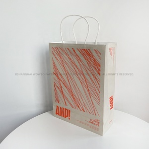Bolsas de Papel Kraft Florales Artísticas Premium para Clínica, <span class=keywords><strong>Farmacia</strong></span>, Banco, Centro Comercial, Compras, Regalos, Comida para Llevar, Café, Té, Ecológicas - Product Image 4