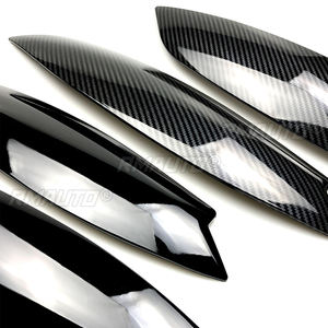 2 Piezas de Cubiertas Decorativas para Faros Delanteros de Coche, para Volkswagen Golf 5 MK5 GTI R 2005-2007, Adhesivos Decorativos para Faros Delanteros - Product Image 4