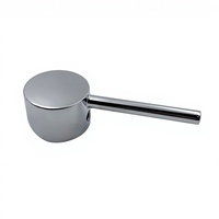 Poignée unique de robinet d'électrodéposition de chrome d'alliage de zinc de haute qualité pour le mélangeur de robinet de bassin