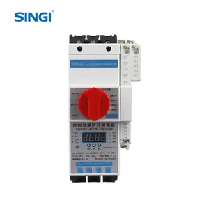 Singi-Interruptor de transferencia automática SWCPS ATS, interruptor de sobrecarga y cortocircuito, 100A, PA66, 3/4, 380V/690V, IEC60898, 35-65KA, 400VAC