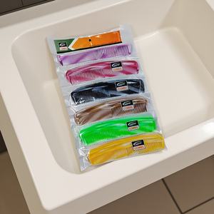 Set de Ducha para Baño, 6 Piezas, Portátil, Lindo, Mini Peine de Plástico, Duradero, Económico, Peine Alisador de Cabello para Mujer, Set de Peines de Moda - Product Image 4