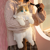 Sac à dos chat en peluche fait main, tendance et populaire, avec rembourrage en coton PP, vente directe d'usine DUPAN