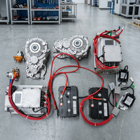 Nouveau moteur AC Lompard 7,5 kW 60 V pour véhicules, avec contrôleur de moteur, essieu arrière, pédale d'accélérateur, chargeur, batterie au lithium, compteur et câbles