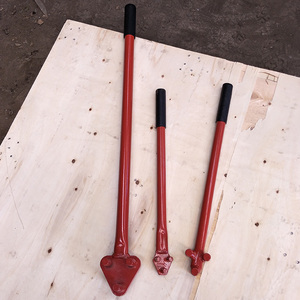 Alat Pembengkok Besi Tulang (Rebar) Tahan Lama, Aksesoris Konstruksi Berlapis Cat Merah, Gaya Desain Modern - Product Image 6