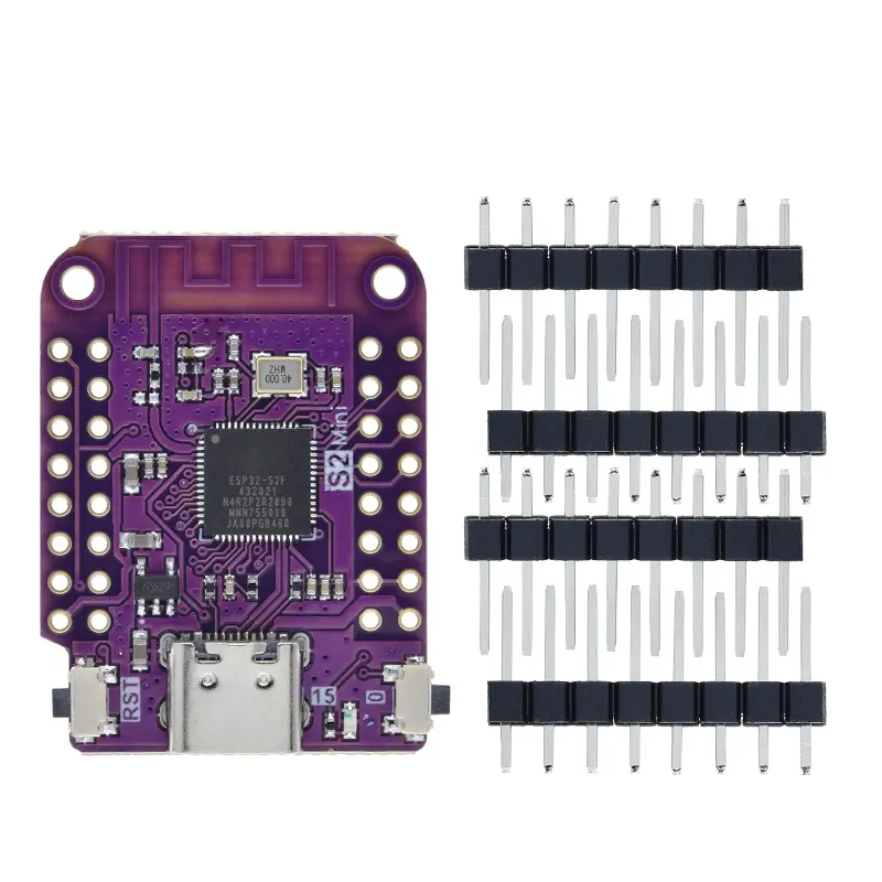 ESP32 S2 papan WIFI Mini berbasis ESP32-S2FN4R2 ESP32-S2 FLASH 4MB 2MB PSRAM MicroPython kompatibel D1 mini upgrade