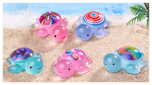 Vente en gros de figurines lumineuses de jardin en résine fluorescente, tortue de mer rougeoyante, animaux, <span class=keywords><strong>figurine</strong></span> de bain, sacs pour aveugles - Product Image 4